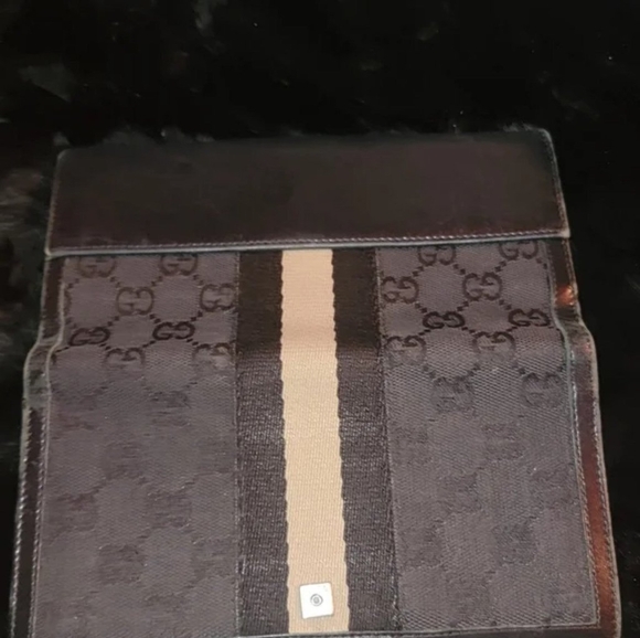 Gucci Black canvas Vintage Sherry Web stripe Authentic FIRM - Picture 12 of 15